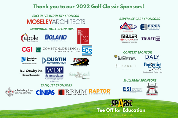 Thank you to our 2022 Golf Classic Sponsors