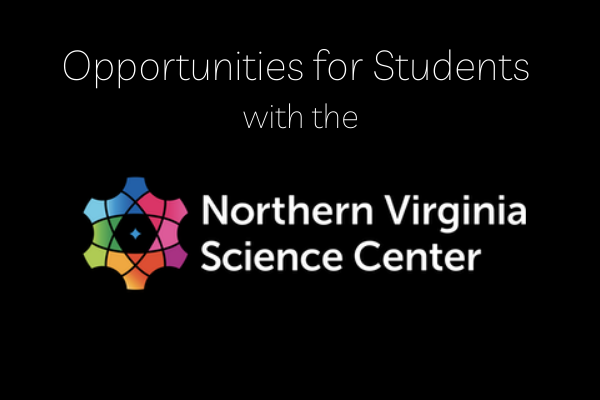 Northern Virginia Science Center logo on black background
